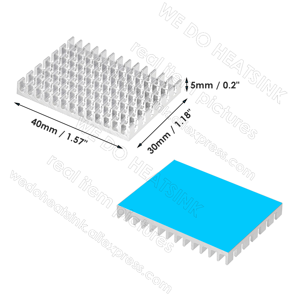 WE DO HEATSINK 30*40*5mm Witho - Raspberry Pi Water Cooling Kit 评论和价格